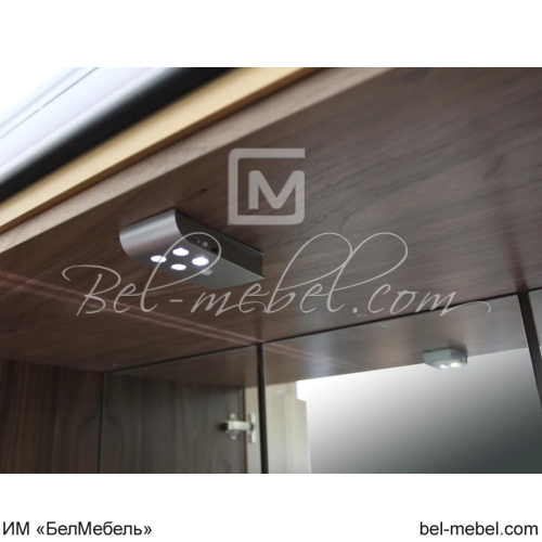 Шкаф с витриной "Милана" ММ-329-02