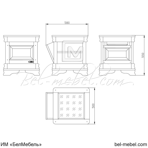 Стол-бар журнальный "Маэстро" СКМ-002-38