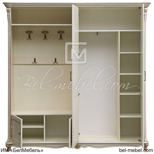 Шкаф комбинированный 4д "Алези" П1.350.3.12-01