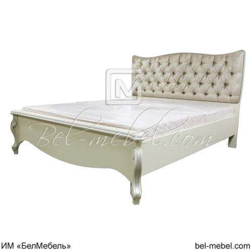 Кровать "Луиза" 140 (низкое изножье) ММ-227-02/14Б-1