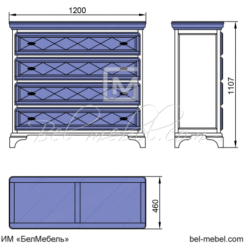 Комод "Софи" эскиз 54