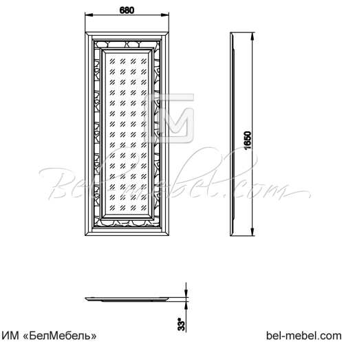 Зеркало "Сальвина" СКМ-003-70