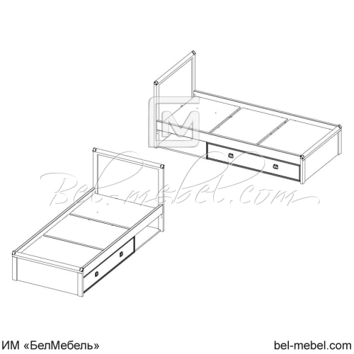 Кровать MAGELLAN 90