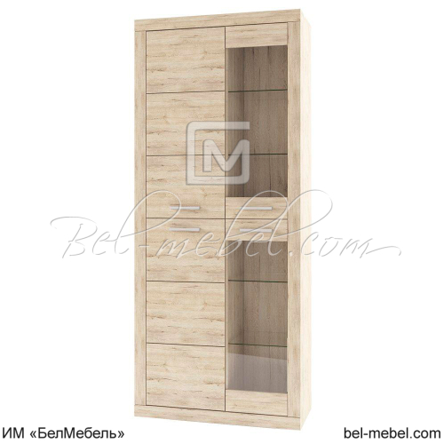 Шкаф с витриной OSKAR 2V2D