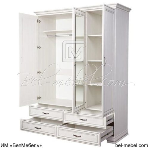 Шкаф для одежды TIFFANY 3D4SZ 3-х дв.