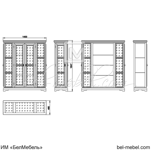 Витрина "Сальвина" СКМ-003-36