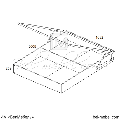 Кровать TIFFANY 160 с подъемником