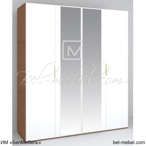 Шкаф для одежды "Дельта" 4-х дв. ММ-356-01/04