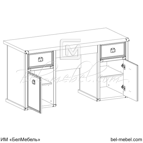 Стол письменный MAGELLAN 2D3S