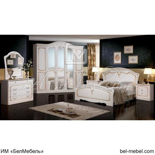 Спальный гарнитур Валерия 5 Форест Деко Жемчуг