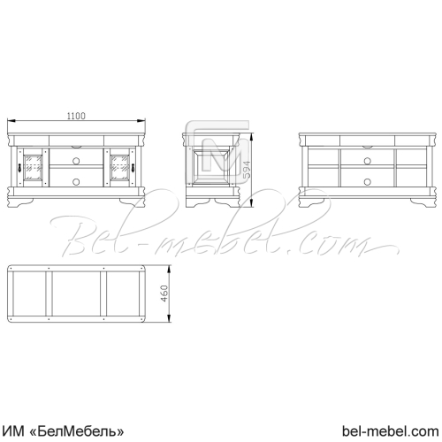 Тумба под ТВ "Маэстро" СКМ-002-53