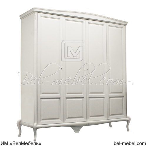 Шкаф для одежды "Мокко" 4-х дв. без зеркала ММ-316-01/04Б