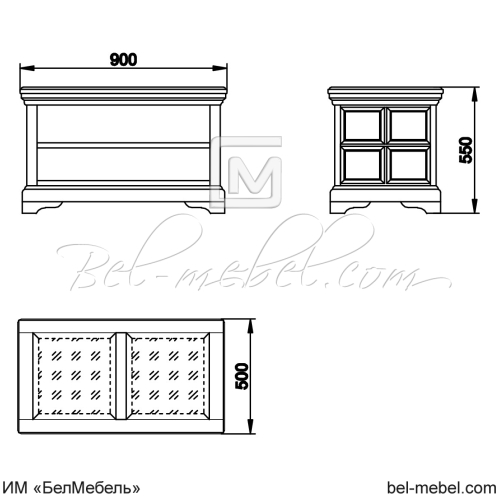 Стол журнальный "Сальвина" СКМ-003-69
