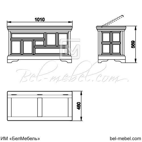 Сундук "Сальвина" СКМ-003-86