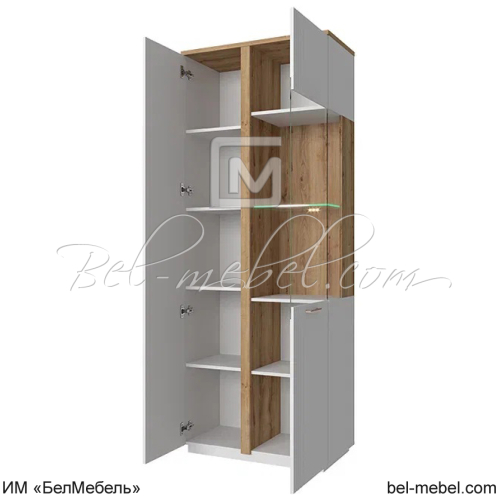 MATEO, Шкаф с витриной 1V1D L