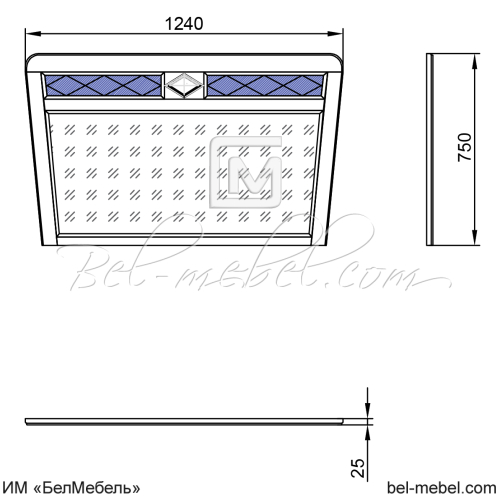 Зеркало "Софи" СКМ-004-35