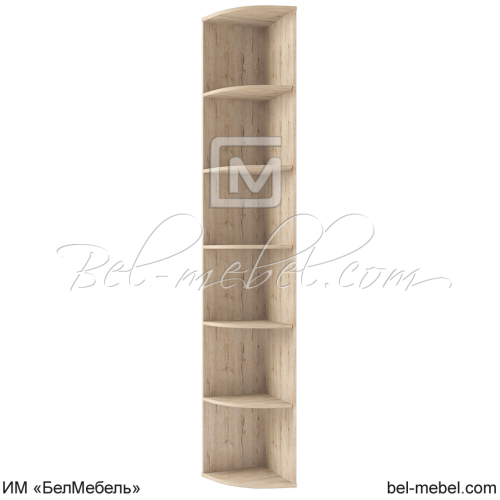 Шкаф открытый угловой (стеллаж) OSKAR