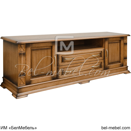 Тумба под ТВ Верди Люкс ТВ22_1 Рустикаль с патиной