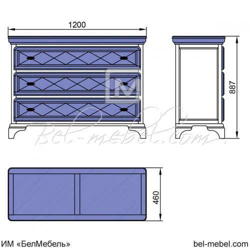 Комод эскиз 53 схема