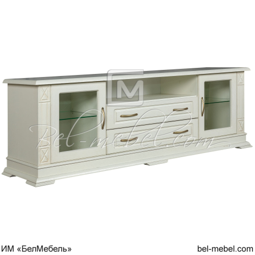 Тумба под ТВ Верди Люкс ТВ22 Слоновая кость