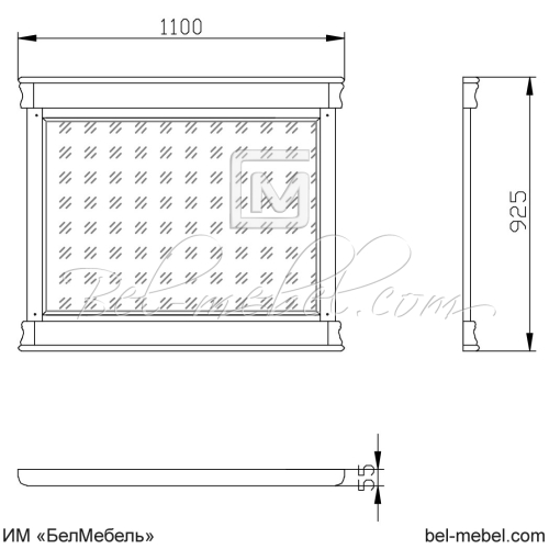 Зеркало "Маэстро" СКМ-002-13