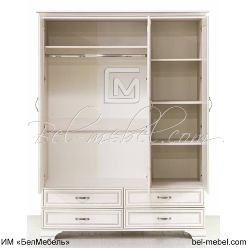 Шкаф для одежды TIFFANY 3D4SZ 3-х дв.