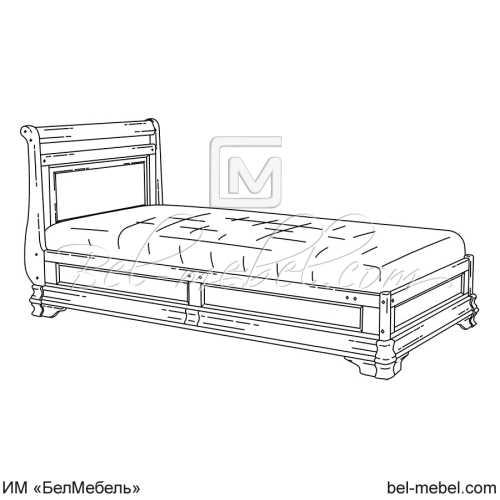 Кровать "Маэстро" СКМ-002-30П 900 с под. механизмом