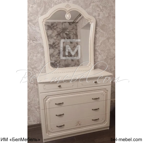Комод + зеркало Валерия Форест Деко Жемчуг