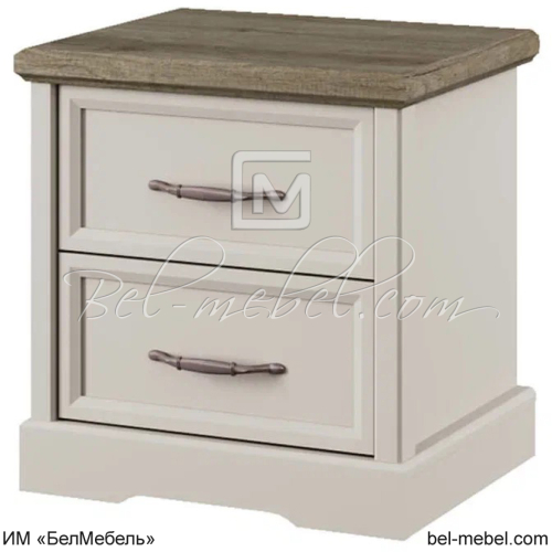 Тумба прикроватная 2S TOSCANA NEW  Персидский жемчуг + Дуб каньон