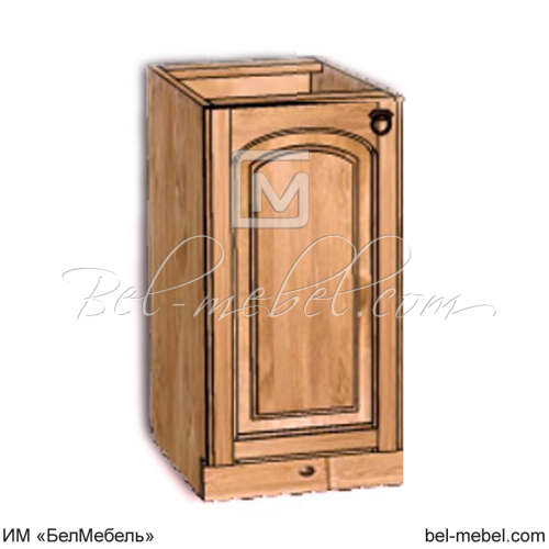 Шкаф-стол "Викинг GL" №14 (300мм, с полкой)