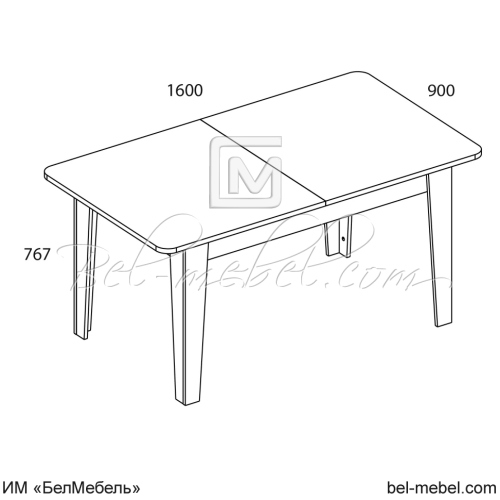 Стол раздвижной B OLIVIA