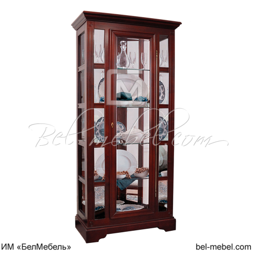 Шкаф с витриной "Полонез" ММ-174-01