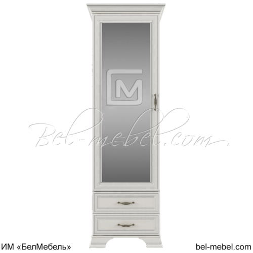 Шкаф для одежды и белья Tiffany 1Z2S Вудлайн кремовый