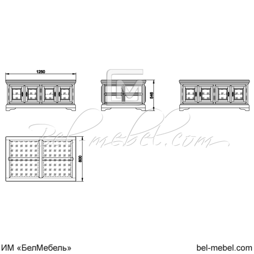 Стол журнальный "Сальвина" СКМ-003-66