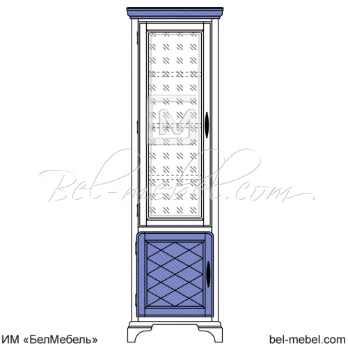 Шкаф для книг эскиз 95