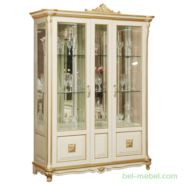 Шкаф-витрина 3д "Алези Люкс" П1.349.0.05