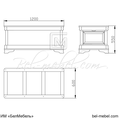 Стол журнальный "Маэстро" СКМ-002-12
