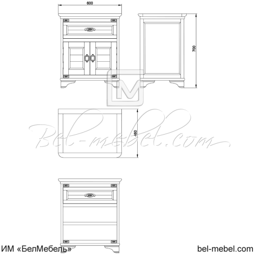 Тумба "Марина" СКМ-001-35