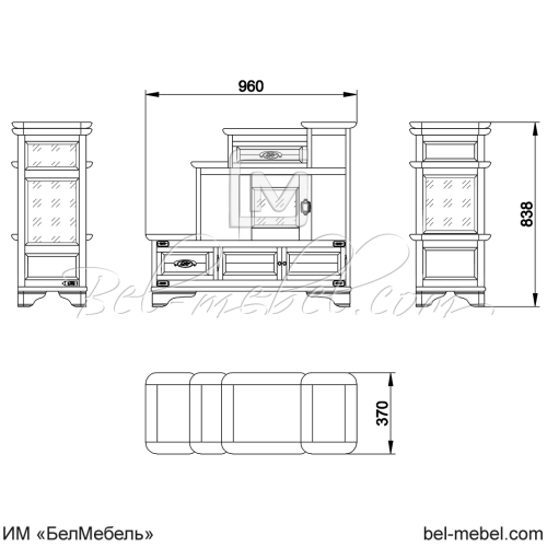 Тумба "Марина" СКМ-001-23-01