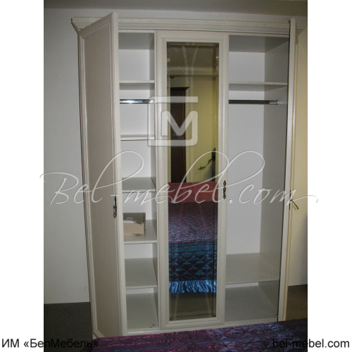 Шкаф для одежды "Нинель" 3-х дв. с зеркалом ММ-167-01/03