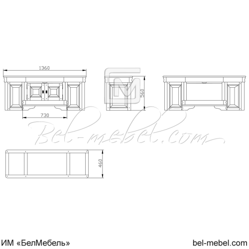 Тумба для обуви "Маэстро" СКМ-002-55