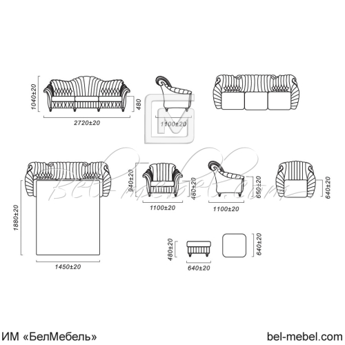 Диван раскладной "Боттичелли"