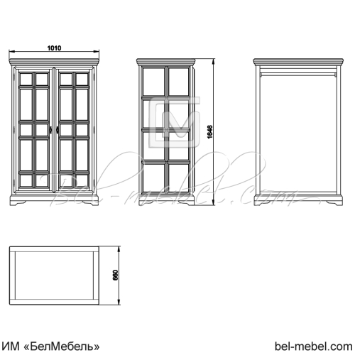 Шкаф для одежды "Сальвина" СКМ-003-22