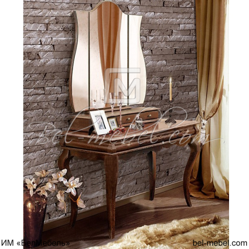Стол туалетный "Оскар" с зеркалом ММ-216-06