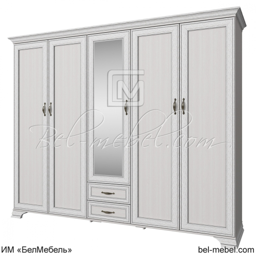 Шкаф для одежды TIFFANY 5DG2SZ Вудлайн кремовый