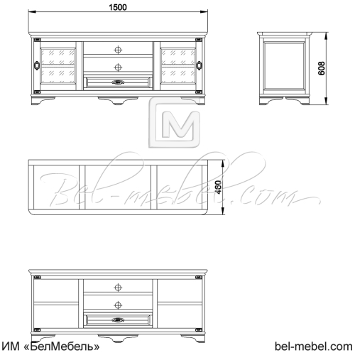 Тумба под ТВ "Марина" СКМ-001-24