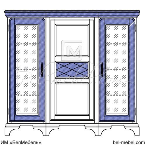 Шкаф комбин 004 64