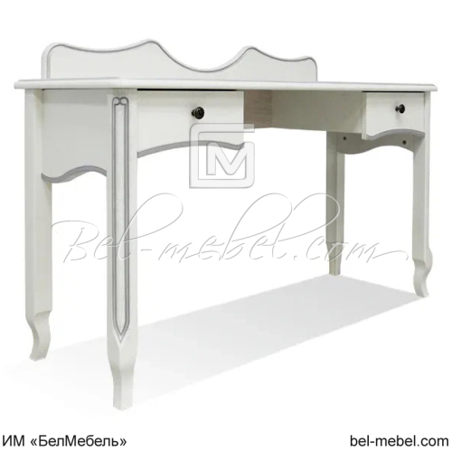 Стол туалетный Лаура ММ-267-06 Альба с серебрением