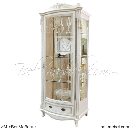 Шкаф с витриной ММ-240-01 "Луи"