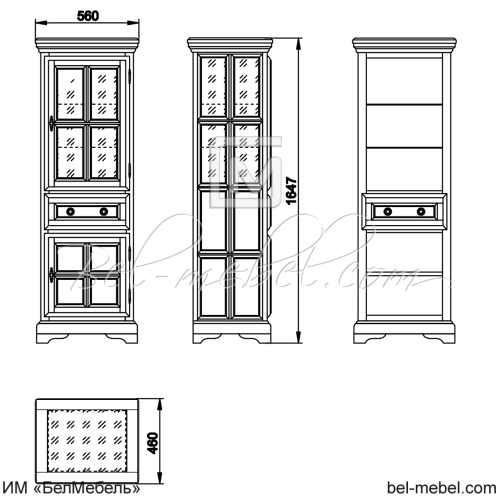 Витрина "Сальвина" СКМ-003-41